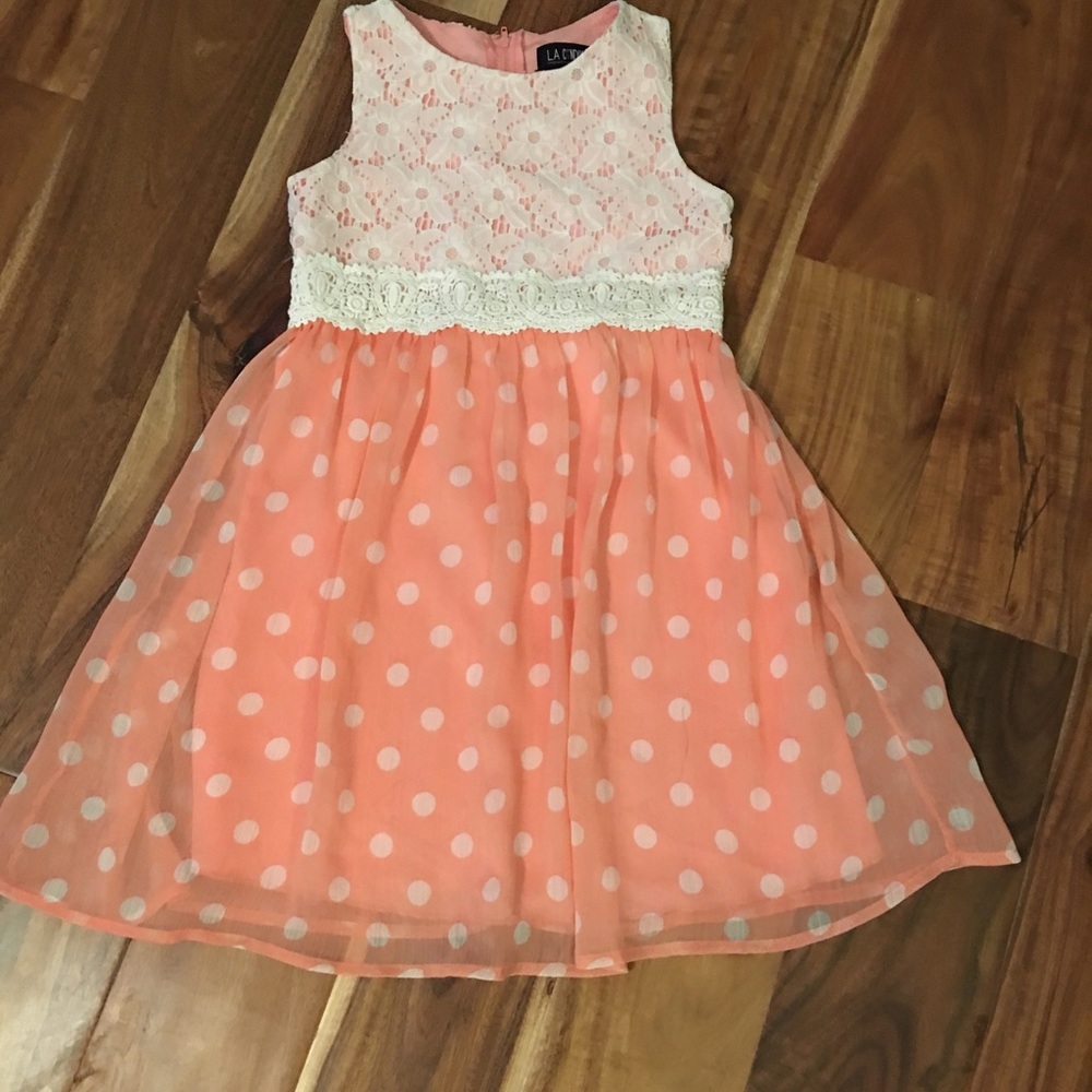 Girls polka dot dress